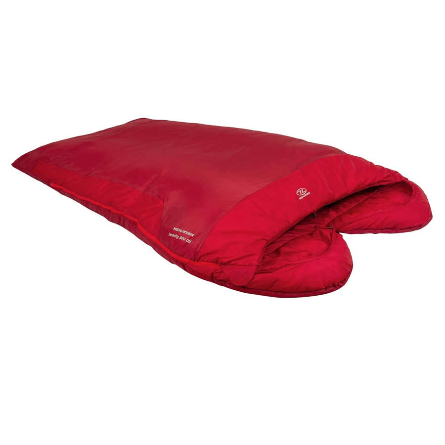 Buy Highlander Serenity Double Mummy Shaped Sleeping Bag Free UK Delivery