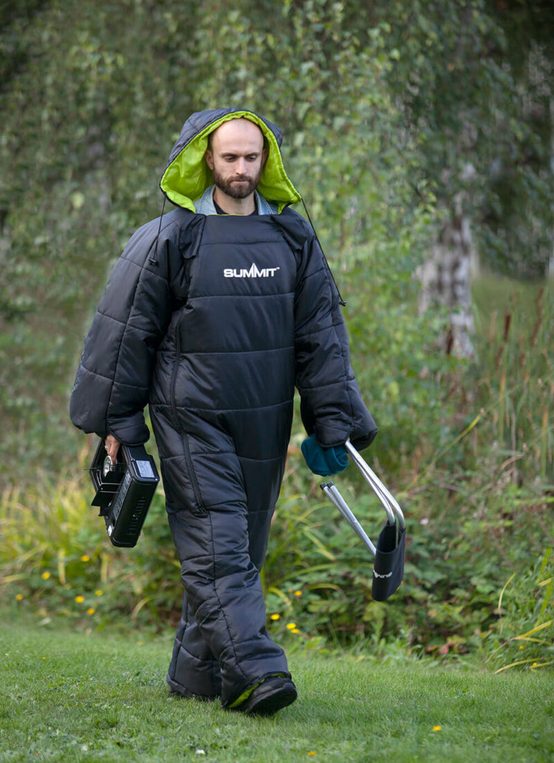 Summit Featherlight Medium Onesie 1-2 Season Black Sleeping Bag Suit - Image 4