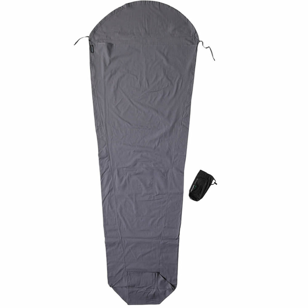 Buy Cocoon Cotton Mummy Sleeping Bag Liner Elephant Grey