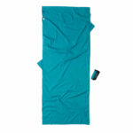 cocoon egyptian cotton travel sheet with insect shield laguna blue
