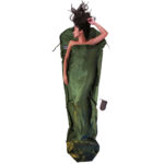 cocoon silk mummy liner dark olive green