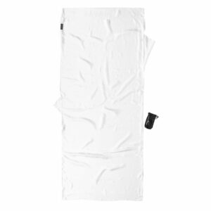 cocoon silk travel sheet economy white