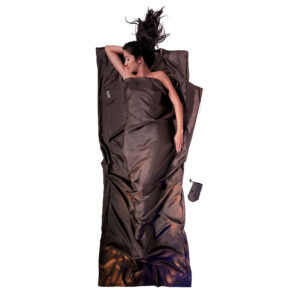 cocoon silk travel sheet dark olive green (copy)