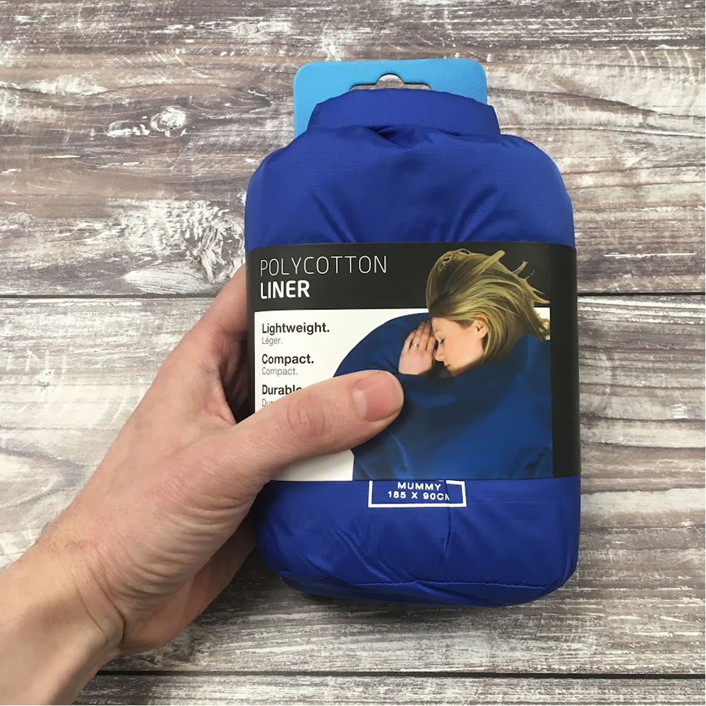 Buy Polycotton Mummy Sleeping Bag Liner from Lifeventure