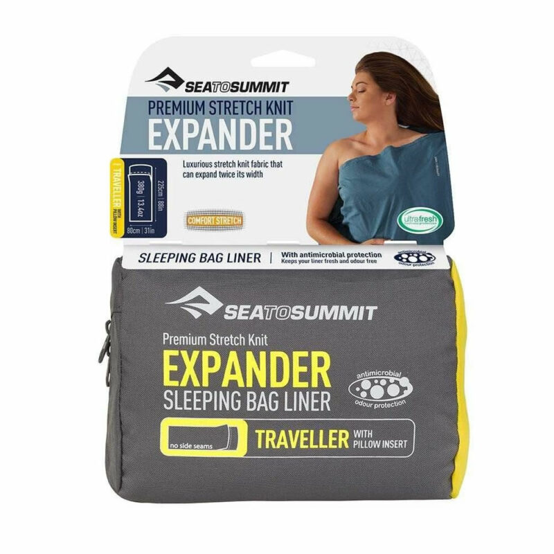 sea to summit expander travel sheet + pillow insert