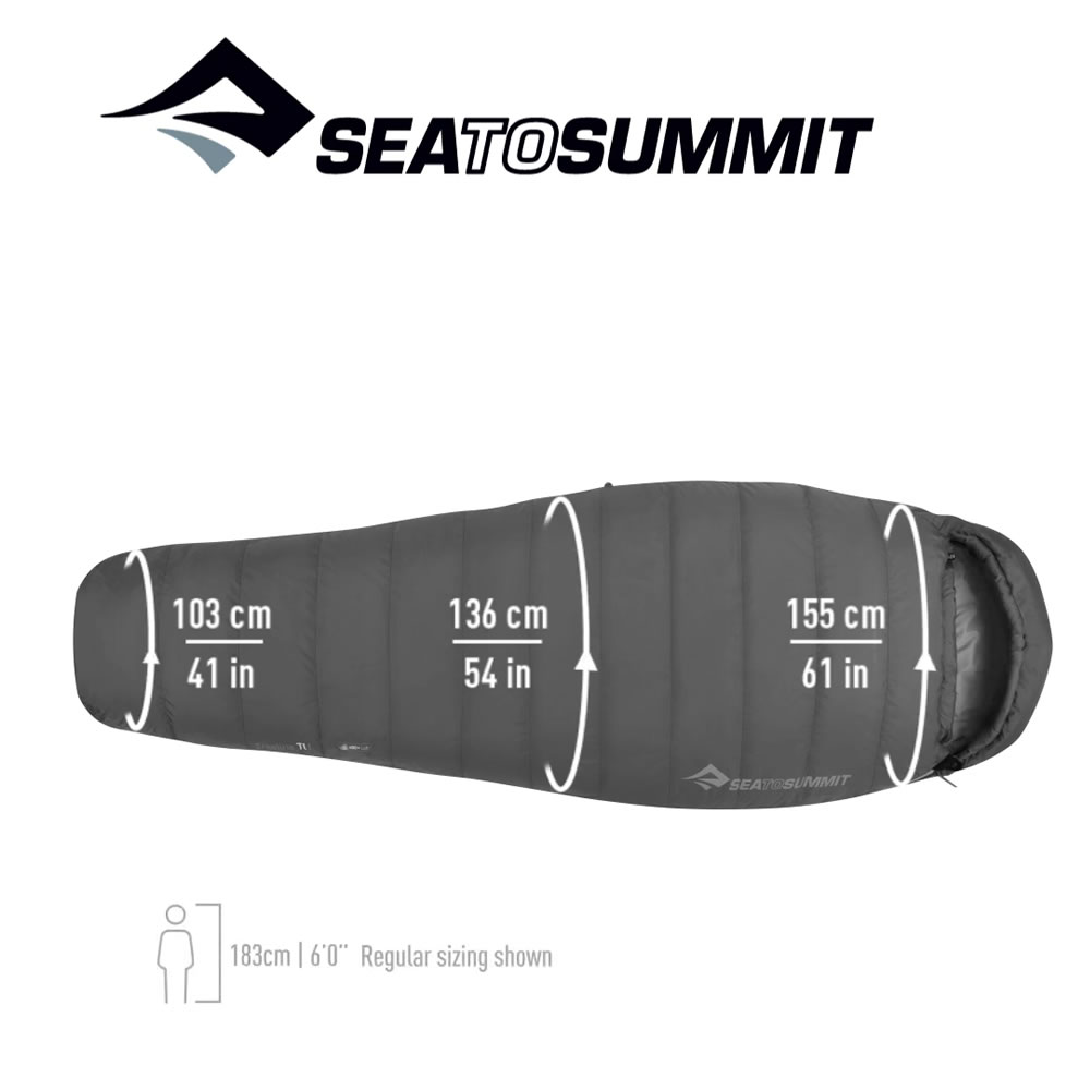 Buy Sea Summit Treeline 1 Down Sleeping Bag