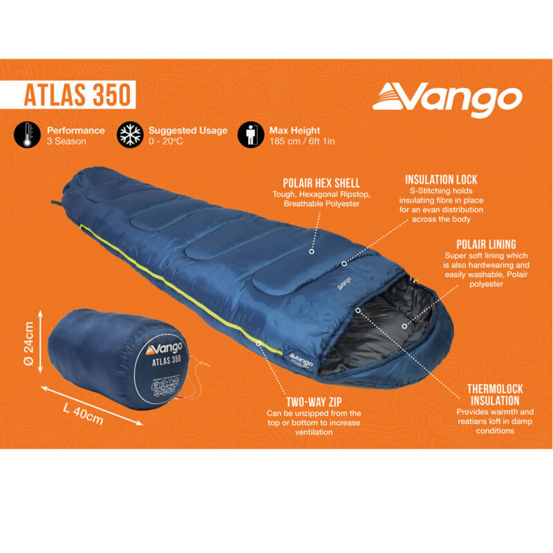 vango atlas 350 ink blue
