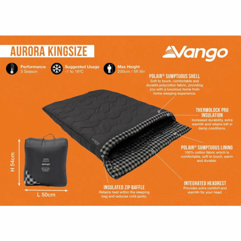 vango aurora kingsize double