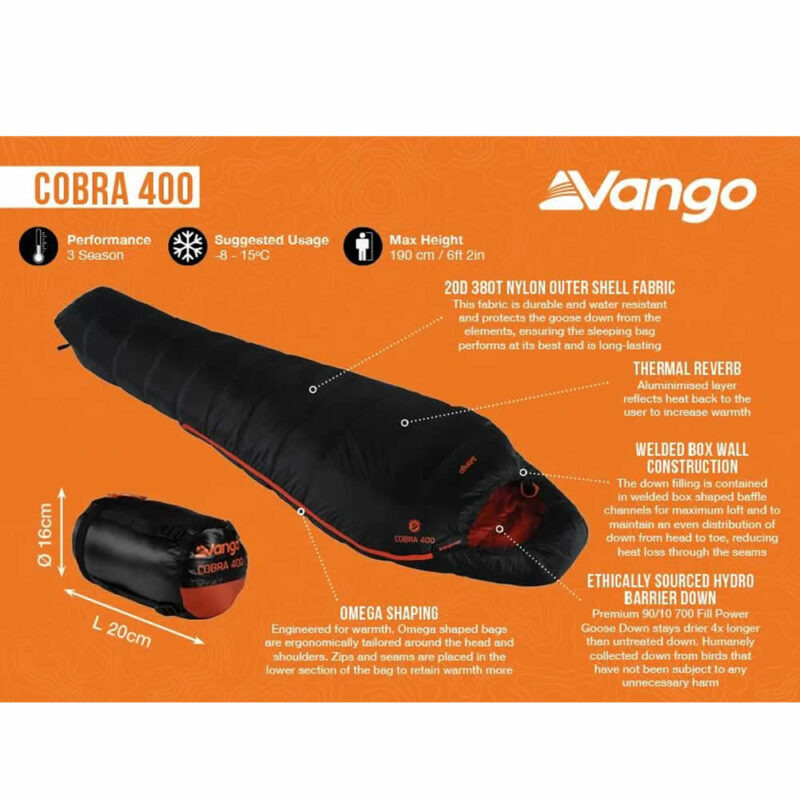 vango cobra 400 down