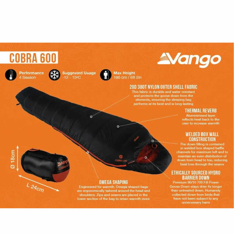 vango cobra 600 down