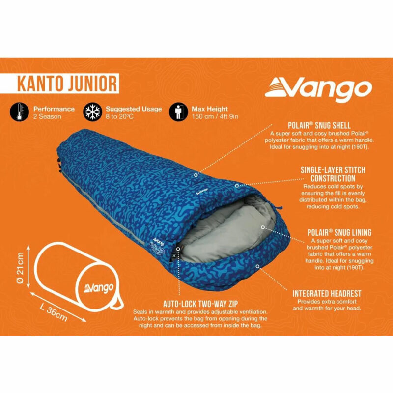 vango kanto junior atlantic blue