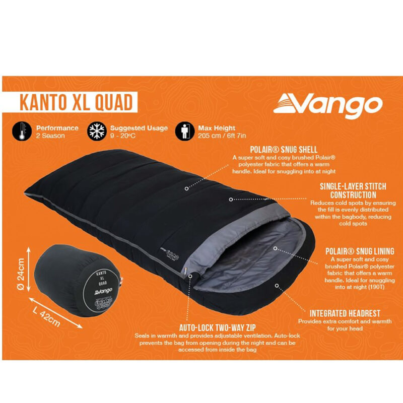 vango kanto xl quad black