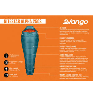 vango nitestar alpha 250s gale