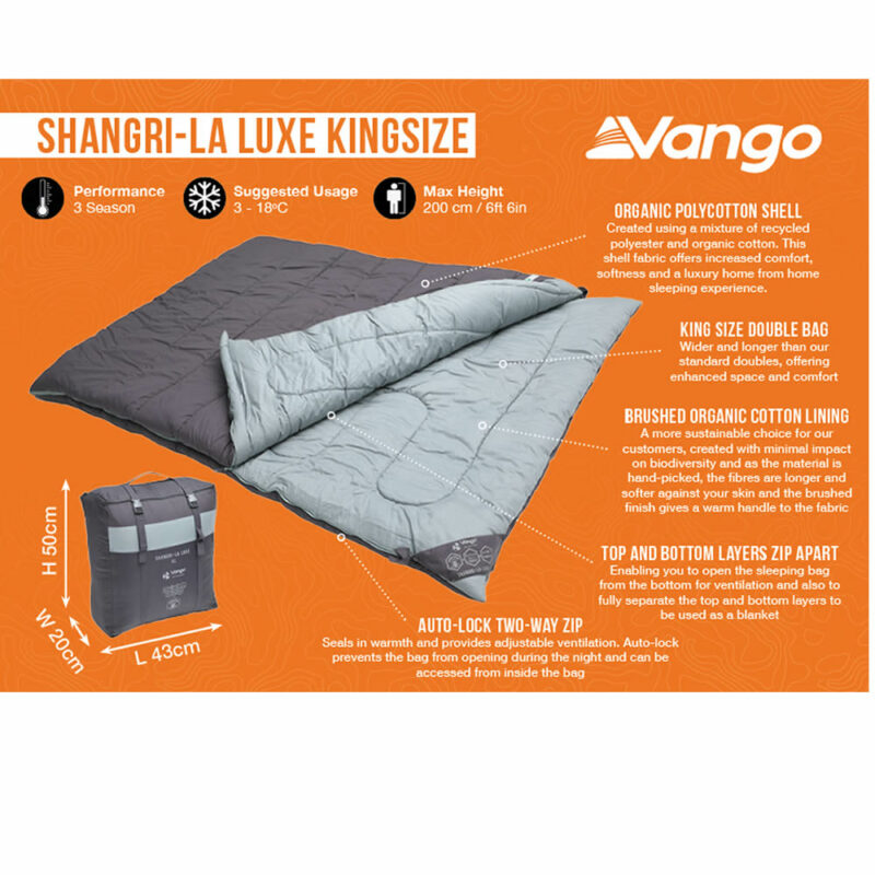 vango shangri la luxe kingsize