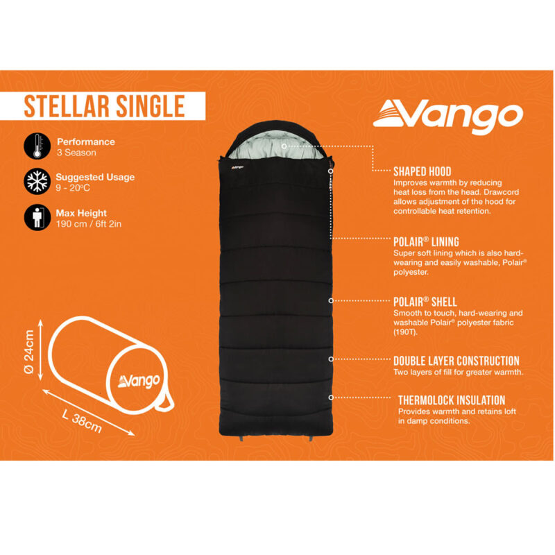 vango stellar single black