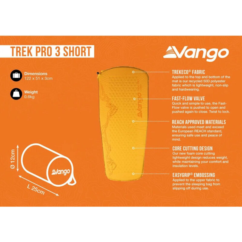vango trek 3 pro short mat